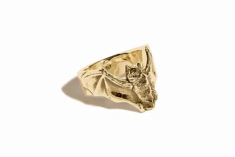 9ct Gold Bat Ring - Image 3