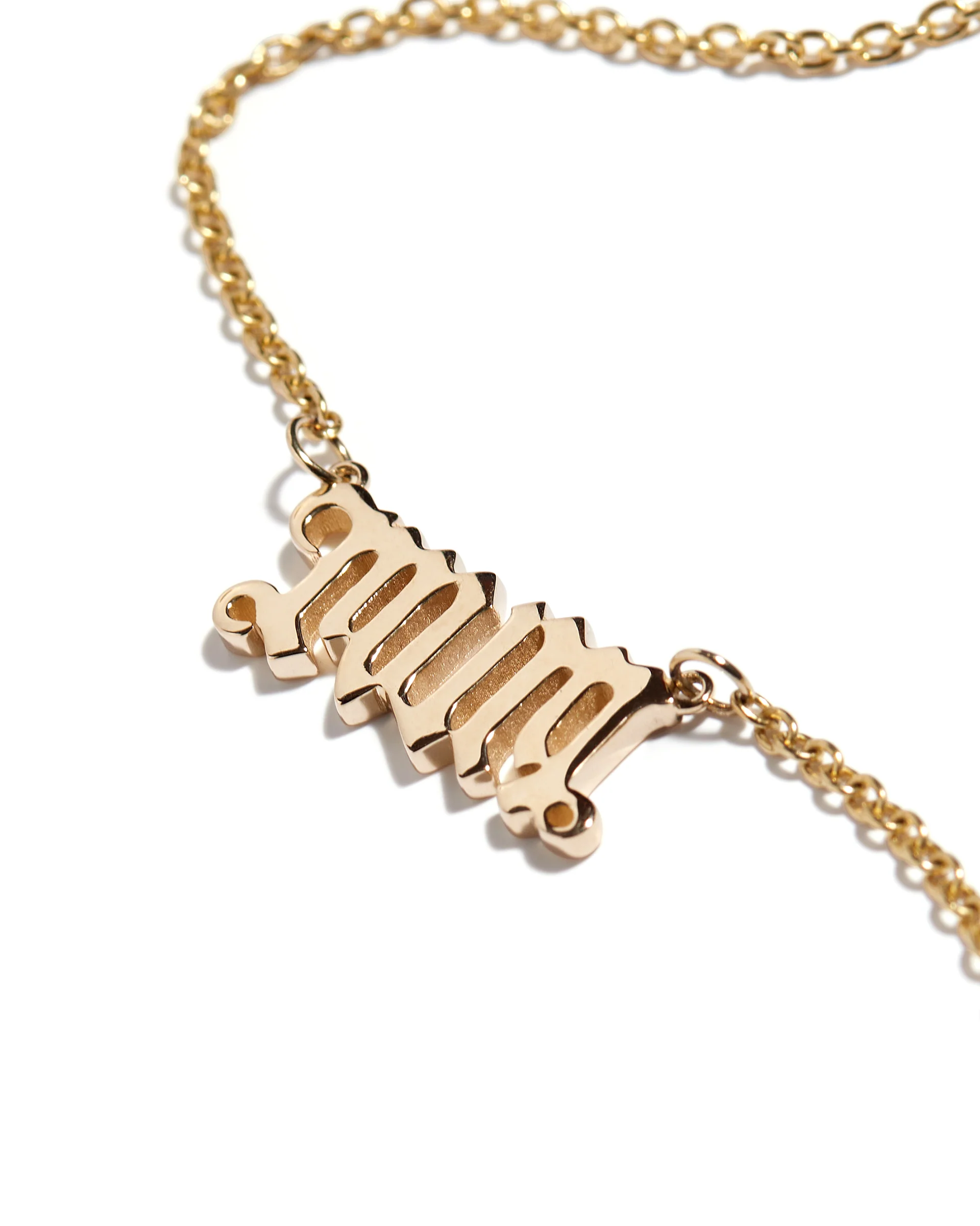 9ct Gold Mum Pendant - Image 3