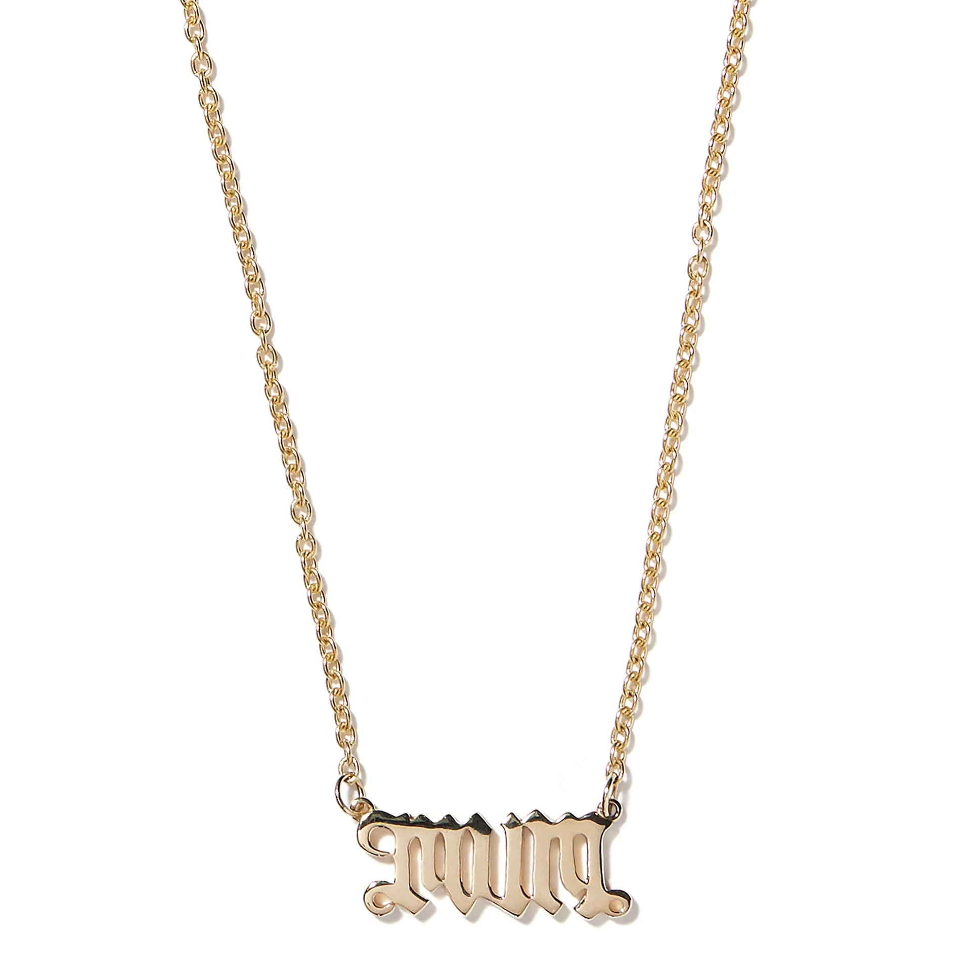 9ct Gold Mum Pendant - Image 4