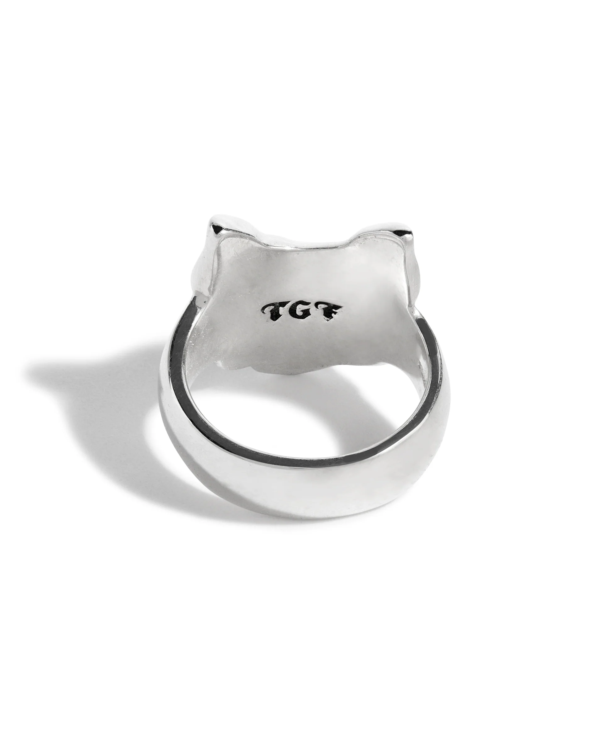 Cat Ring with Diamond Eyes - Image 4