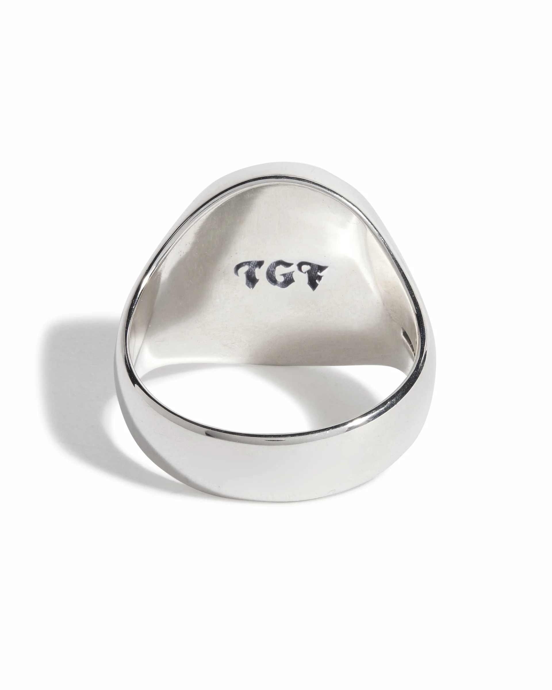 Large Moon Signet Ring - Image 5