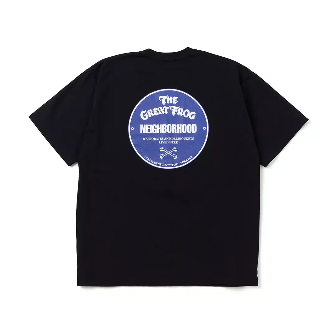 Neighborhood x TGF Blue Plaque T-Shirt - Image 3