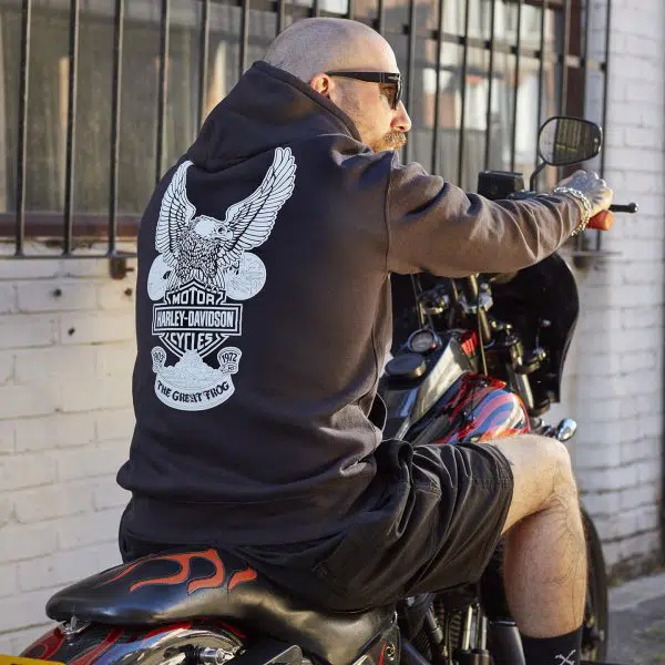 Official Harley Davidson x TGF 'FREEDOM IS A FULL TANK' Hoodie - Image 3