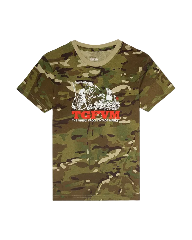 The Reaper's Hoard Camo Baby T-Shirt - Image 3